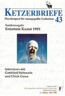 Buchcover Entartete Kunst 1993: Interviews mit Gottfried Helnwein und Chick Corea