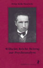 Buchcover Wilhelm Reichs Beitrag zur Psychoanalyse