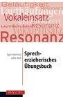 Buchcover Sprecherzieherisches Übungsbuch