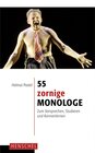Buchcover 55 zornige Monologe