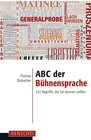 Buchcover ABC der Bühnensprache