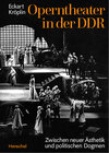 Buchcover Operntheater in der DDR