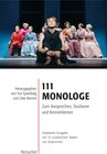 Buchcover 111 Monologe