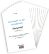 Buchcover Grammatik in der Grundschule - Übungsheft im 10er Pack