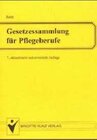 Buchcover Gesetzessammlung für Pflegeberufe