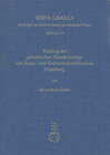Buchcover Katalog der griechischen Handschriften der Staats- und Universitätsbibliothek Hamburg