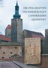 Buchcover Die Inschriften des ehemaligen Landkreises Querfurt