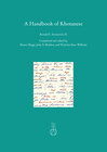 Buchcover A Handbook of Khotanese