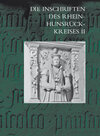 Buchcover Die Inschriften des Rhein-Hunsrück-Kreises II