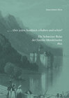 Buchcover »... über jeden Ausdruck erhaben und schön«. Die Schweizer Reise der Familie Mendelssohn 1822