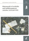 Buchcover Flötenmusik in Geschichte und Aufführungspraxis zwischen 1650 und 1850