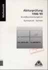Buchcover Abiturprüfung Mathematik 1998/99