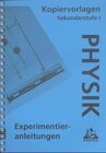 Buchcover Kopiervorlagen Experimentieranleitungen Physik (Print)