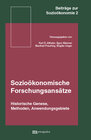 Buchcover Sozioökonomische Forschungsansätze