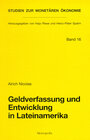 Buchcover Geldverfassung und Entwicklung in Lateinamerika