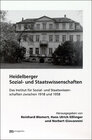 Buchcover Heidelberger Sozial- und Staatswissenschaften