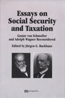 Buchcover Essays on Social Security and Taxation