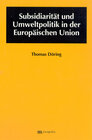 Buchcover Subsidiarität und Umweltpolitik in der Europäischen Union