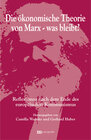 Buchcover Die ökonomische Theorie von Marx - was bleibt?