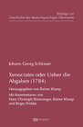 Buchcover Xenocrates oder Ueber die Abgaben (1784)