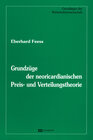 Buchcover Grundzüge der neoricardianische Preis- und Verteilungstheorie