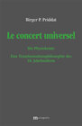 Buchcover Le concert universel