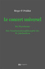 Buchcover Le concert universel