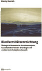 Buchcover Biodiversitätsvernichtung