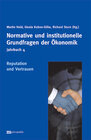 Buchcover Jahrbuch Normative und institutionelle Grundfragen der Ökonomik / Reputation und Vertrauen