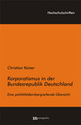Buchcover Korporatismus in der Bundesrepublik Deutschland