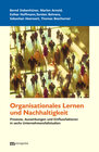 Buchcover Organisationales Lernen und Nachhaltigkeit