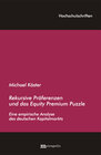 Buchcover Rekursive Präferenzen und das Equity Premium Puzzle
