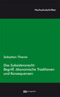 Buchcover Das Subsistenzrecht