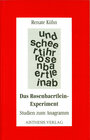 Buchcover Das Rosenbaertlein-Experiment