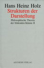 Buchcover Philosophische Theorie der Bildenden Künste / Strukturen der Darstellung