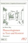 Buchcover Phraseologismen