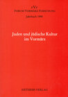 Buchcover Jahrbuch Forum Vormärz Forschung / Juden und jüdische Kultur im Vormärz