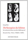 Buchcover Die Konzeption des Schönen