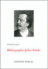 Buchcover Bibliographie Julius Stinde