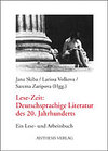 Buchcover Lese-Zeit: Deutschsprachige Literatur des 20. Jahrhunderts