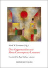 Buchcover Über Gegenwartsliteratur /About Contemporary Literature