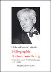 Buchcover Bibliographie Hartmut von Hentig