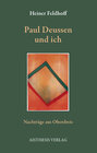 Buchcover Paul Deussen und ich