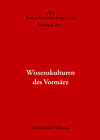 Buchcover Wissenskulturen des Vormärz