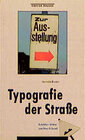 Buchcover Typographie der Strasse