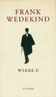 Buchcover Frank Wedekind Werke. Historisch-kritische Studienausgabe. Darmstädter Ausgabe / Historisch-kritische Werkausgabe