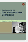 Buchcover Das Handwerk des Schreibens