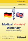 Buchcover Medical Pocket Dictionary /Wörterbuch Medizin & Pflege. Deutsch-Englisch /Englisch-Deutsch