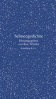 Buchcover Schneegedichte