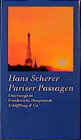 Buchcover Pariser Passagen